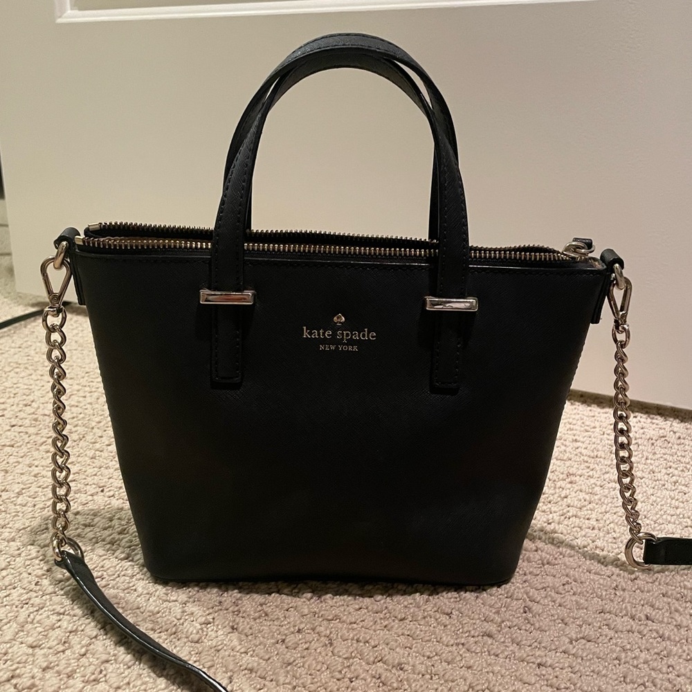 Kate Spade Cross Body Black Satchel